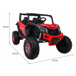 Elektrická bugina UTV-MX červená